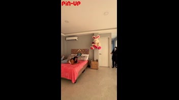 ghotsface is obsessed with me, he fucks me hard while my boyfriend is away