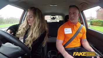 Fake Driving School - Trainee Fucks Horny MILF with the Sexiest Little Ass