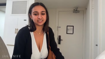 Big titty coworker says NO to CONDOM during business trip hookup - Hailey Rose