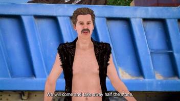 Busty Wife Cheats with Two Workers in Empty Restaurant – Secret Threesome While Husband Gone