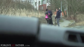 College student cums in black pussy in less than 60 seconds - FULL SCENE from Forgive Me Father