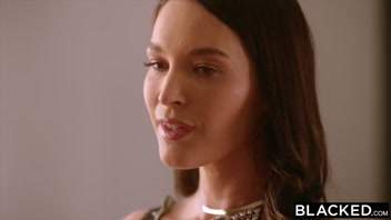 BLACKED Lithe Brunette Katrina Wraps Herself Around BBC