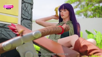 Clash Royale Cosplay: Mega Knight Battles For Dagger Duchess's Tight Wet Pussy!