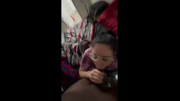 Woke up with BBC in her mouth