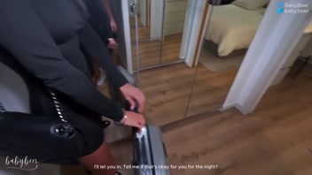 Cheating Hot Wife Gets Fucked Hard by Husband's Best Friend & Swallows His Cum - BabyBeer