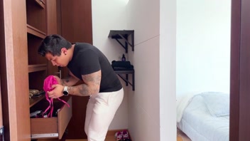 Surprised My Stepsis With Cock!! She Almost Caught Me Smelling Her Panties