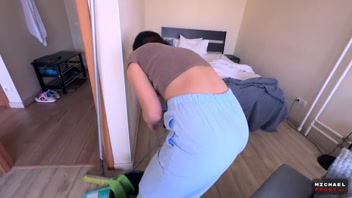 Asian Cleaning Lady Let Me Fuck Her For Money
