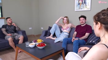 Do you really want this? Cuckold hubby watching his Young Wife get Fucked in the Anal Casting!