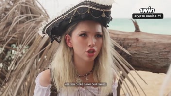 2 pirates fucked the sailors after the shipwreck in search of treasure