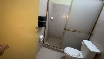 18-year-old white girl has sex with the hotel servant. pov- hd porn- homemade- creampie