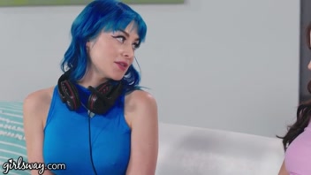 GIRLSWAY - Sexy Streamer Jewelz Blu Fucks With Her Horny Roommate