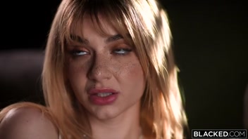 BLACKED Tiny Tight Blonde Demi Does The Splits On His BBC