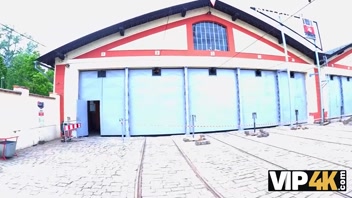 VIP4K. My pussy's leaking when he sees me fucking...