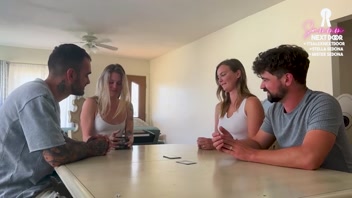 Playing cards with our close friends ends up in WIFE SWAPPING - Sammm Next Door & Stella Sedona