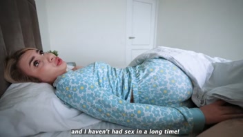 My whore step mom wakes me up in the best way she knows!
