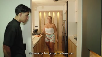 The stepmother fucks her stepson every time they're alone in the house