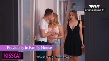 Family House S1E4: Why Busty Step Mom Karina King Jerks Step Son – Aunty Catches Doggystyle Fuck?