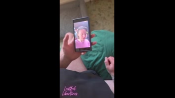 Accidental facetime with my Moms MILF best friend turned in to a horny call she is an insatiable hairy mature