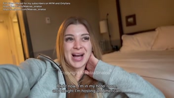 Unfaithful woman gets fucked in front of her husband by a big dick and he breaks the condom