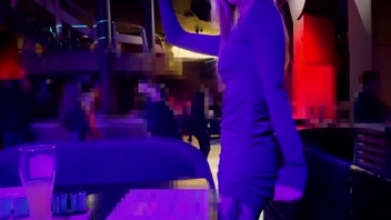 Slutty 18 First Time in Nightclub
