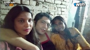 Threesome Sex In Village house