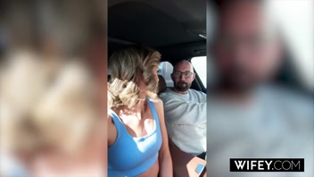 WIFEY Gorgeous Fit Hotwife Serenity Cox Gets Huge Creampie In Threesome