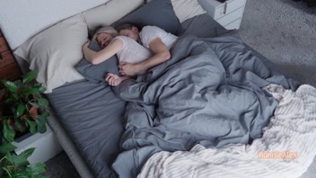 Woke up cuddling… and ended up fully awake with an orgasm
