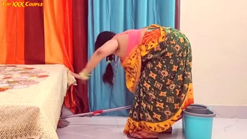 Beautiful maid hot XXX fuck with creampie video. || गाँव की कामवाली को पकड़कर चोद ड़ाला।