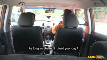 Fake Driving School - Posh cheating WIFE with BIG BOOBS fucks her driving instructor