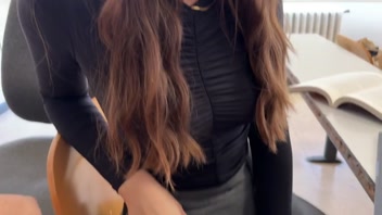 I FUCKED in the UNIVERSITY TOILET with my CLASSMATE