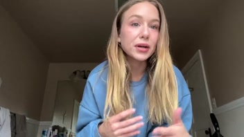 SQUIRTING TEEN ALMOST CAUGHT IN PARENTS BATHROOM