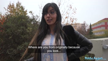 Public Agent Happy Pakistani woman fucks a stranger in the public toilets